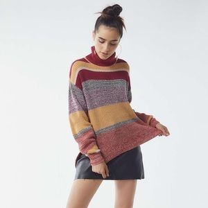 Urban Outfitters Turtleneck Striped Sweater